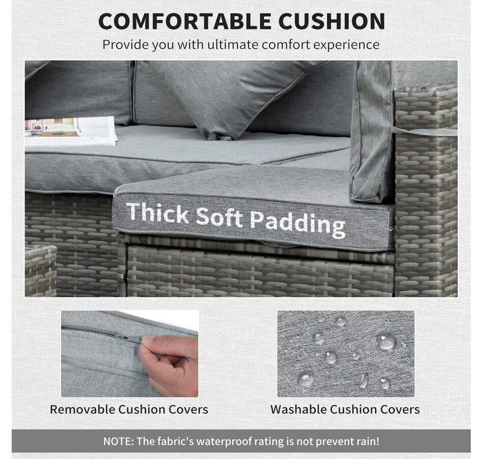 Image 964518_ALTMORE12.jpg, Product 964-518 / Price $729.99 - $839.99, Outsunny 7 Piece Patio Furniture Set from Outsunny on TSC.ca's Home & Garden department