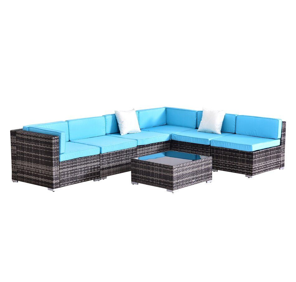 Image 964518_ALTMORE31.jpg, Product 964-518 / Price $729.99 - $839.99, Outsunny 7 Piece Patio Furniture Set from Outsunny on TSC.ca's Home & Garden department