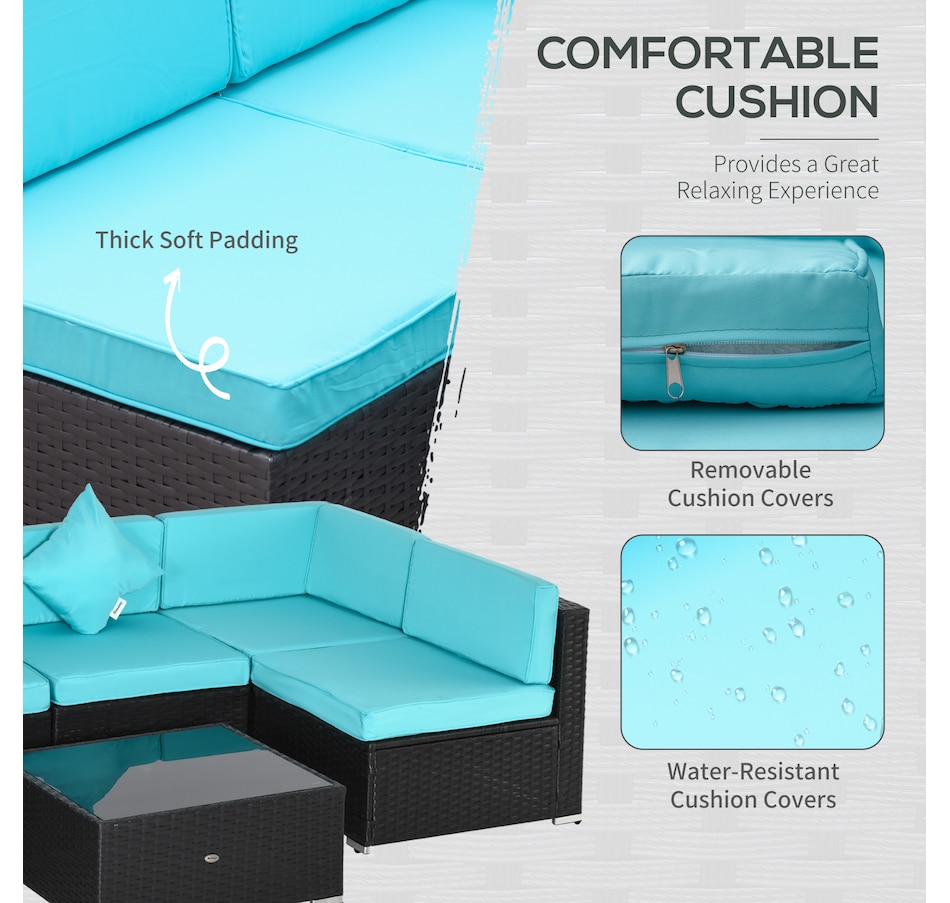 Image 964518_ALTMORE4.jpg, Product 964-518 / Price $729.99 - $839.99, Outsunny 7 Piece Patio Furniture Set from Outsunny on TSC.ca's Home & Garden department