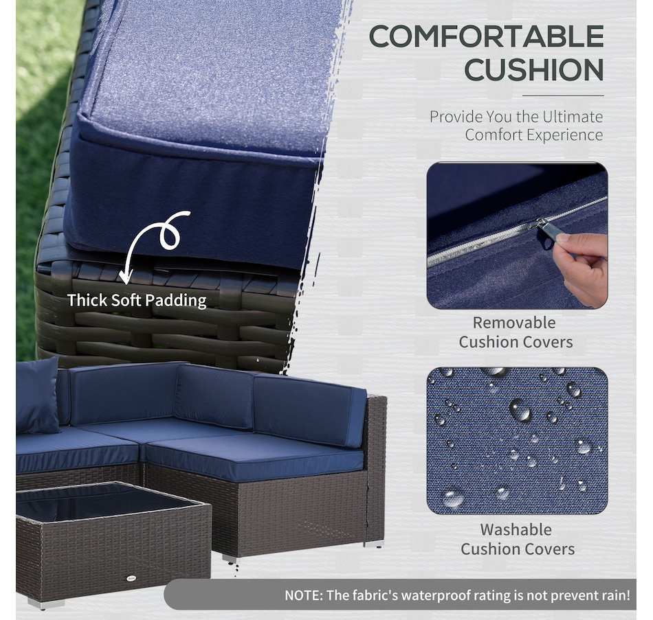 Image 964518_ALTMORE44.jpg, Product 964-518 / Price $729.99 - $839.99, Outsunny 7 Piece Patio Furniture Set from Outsunny on TSC.ca's Home & Garden department