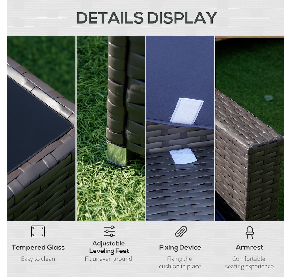 Image 964518_ALTMORE46.jpg, Product 964-518 / Price $729.99 - $839.99, Outsunny 7 Piece Patio Furniture Set from Outsunny on TSC.ca's Home & Garden department