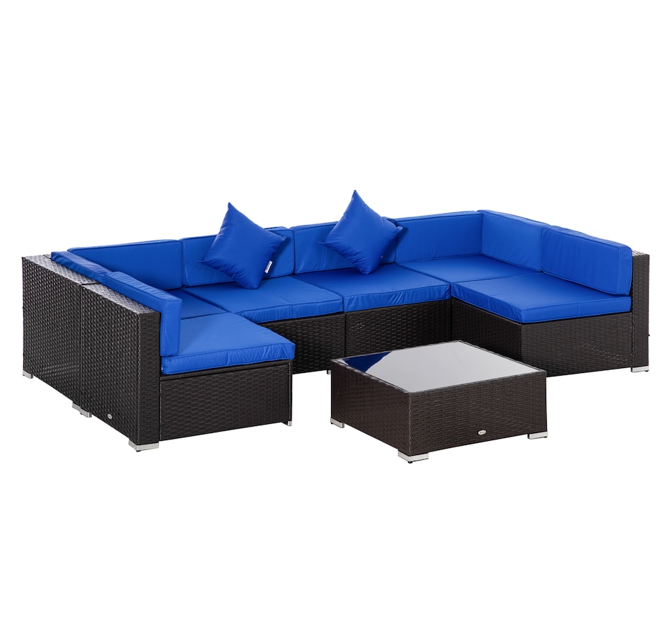 Image 964518_ST03.jpg, Product 964-518 / Price $729.99 - $839.99, Outsunny 7 Piece Patio Furniture Set from Outsunny on TSC.ca's Home & Garden department