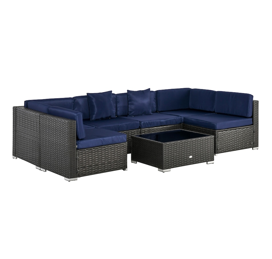 Image 964518_ST06.jpg, Product 964-518 / Price $729.99 - $839.99, Outsunny 7 Piece Patio Furniture Set from Outsunny on TSC.ca's Home & Garden department