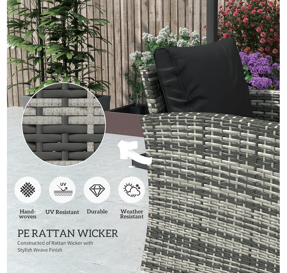 Image 964519_ALTMORE11.jpg, Product 964-519 / Price $1,194.99, Outsunny 6PCS Patio Furniture Set Rattan Wicker Patio Sofa Set, Orange from Outsunny on TSC.ca's Home & Garden department