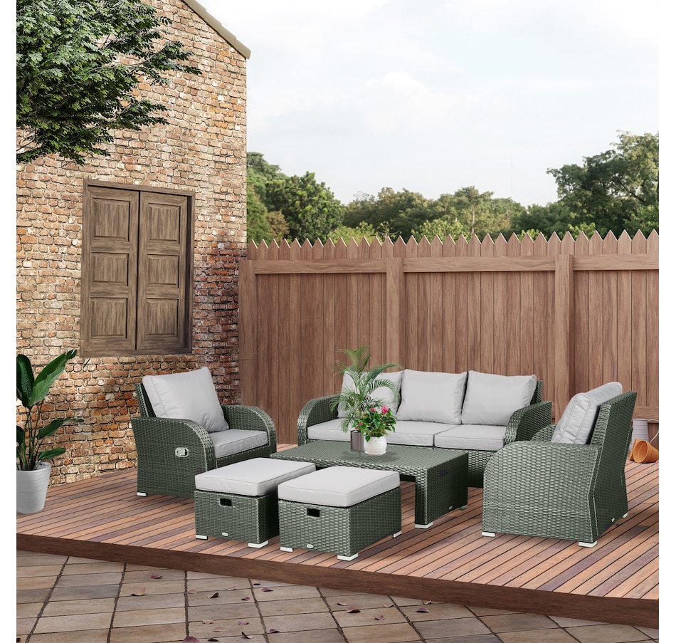 Image 964522_ALTMORE1.jpg, Product 964-522 / Price $1,049.99 - $1,149.99, Outsunny Patio Furniture with Cushions from Outsunny on TSC.ca's Home & Garden department