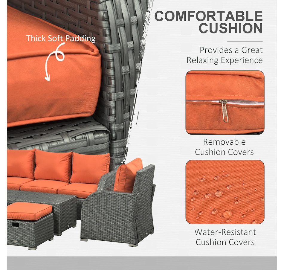 Image 964522_ALTMORE14.jpg, Product 964-522 / Price $1,049.99 - $1,149.99, Outsunny Patio Furniture with Cushions from Outsunny on TSC.ca's Home & Garden department