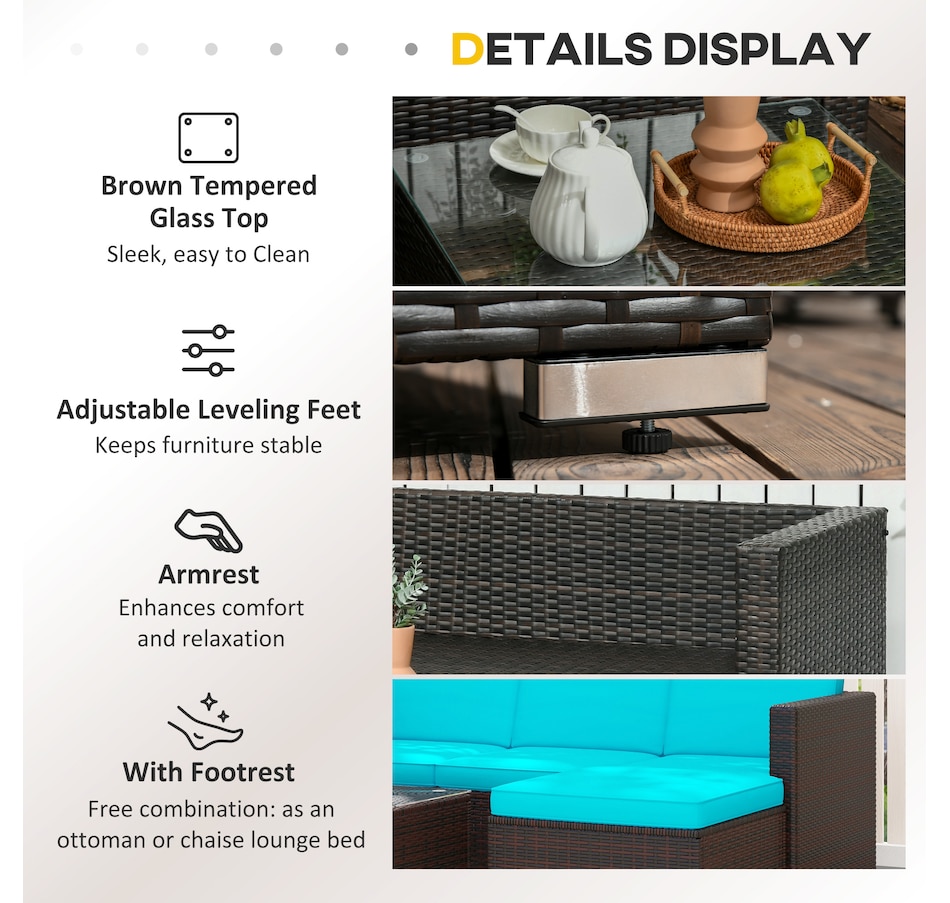 Image 964525_ALTMORE13.jpg, Product 964-525 / Price $299.99 - $424.99, Outsunny 3 Pieces Patio Furniture Set with Cushions from Outsunny on TSC.ca's Home & Garden department