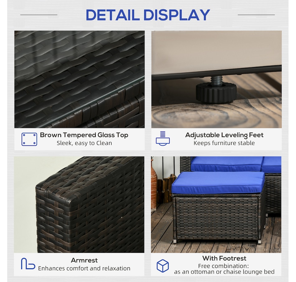 Image 964525_ALTMORE21.jpg, Product 964-525 / Price $299.99 - $424.99, Outsunny 3 Pieces Patio Furniture Set with Cushions from Outsunny on TSC.ca's Home & Garden department