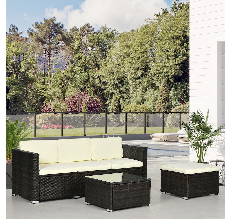Image 964525_ALTMORE25.jpg, Product 964-525 / Price $299.99 - $424.99, Outsunny 3 Pieces Patio Furniture Set with Cushions from Outsunny on TSC.ca's Home & Garden department