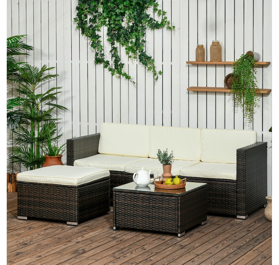 Image 964525_ALTMORE32.jpg, Product 964-525 / Price $299.99 - $424.99, Outsunny 3 Pieces Patio Furniture Set with Cushions from Outsunny on TSC.ca's Home & Garden department