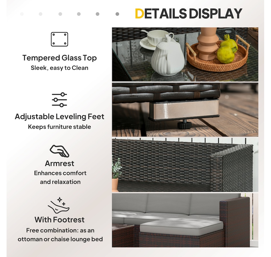 Image 964525_ALTMORE5.jpg, Product 964-525 / Price $299.99 - $424.99, Outsunny 3 Pieces Patio Furniture Set with Cushions from Outsunny on TSC.ca's Home & Garden department