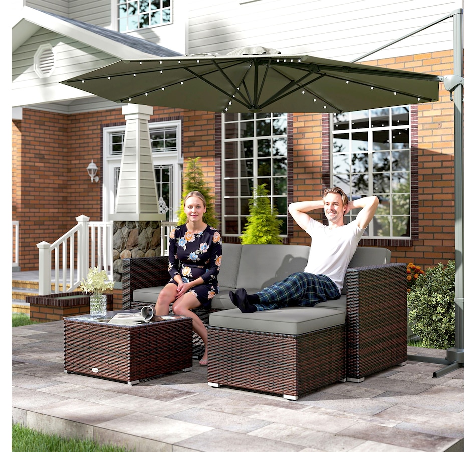 Image 964525_ALTMORE7.jpg, Product 964-525 / Price $299.99 - $424.99, Outsunny 3 Pieces Patio Furniture Set with Cushions from Outsunny on TSC.ca's Home & Garden department