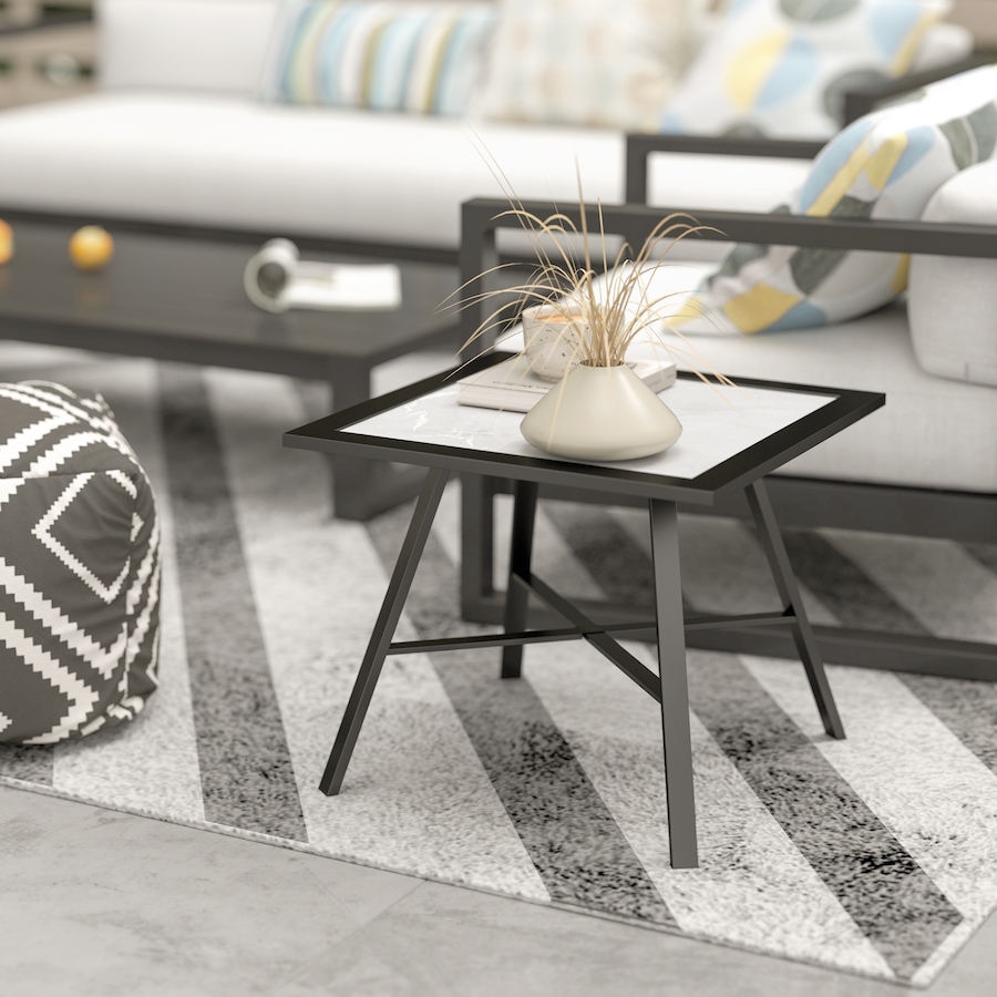 Image 964530_ALTMORE1.jpg, Product 964-530 / Price $59.99, Outsunny Patio Side Table, Small Outdoor Side Table w/ SPC Tabletop, Grey from Outsunny on TSC.ca's Home & Garden department
