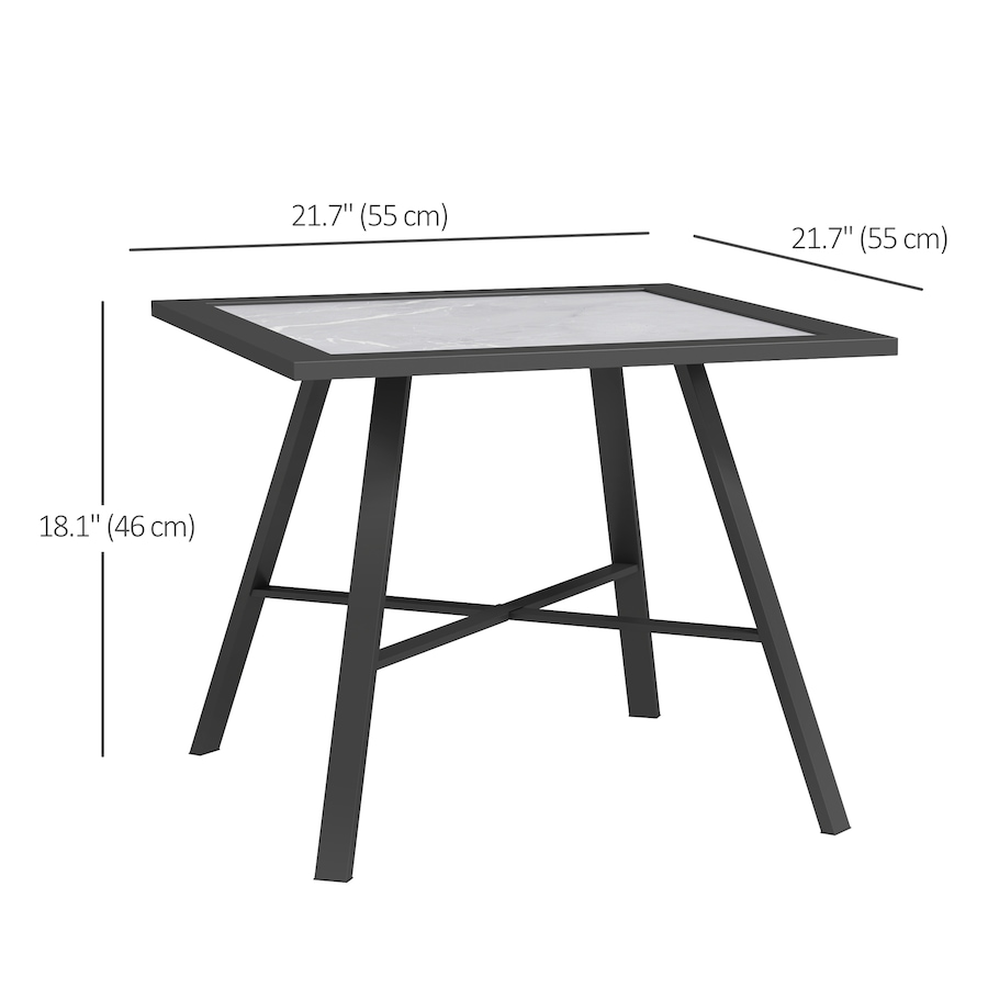 Image 964530_ALTMORE2.jpg, Product 964-530 / Price $59.99, Outsunny Patio Side Table, Small Outdoor Side Table w/ SPC Tabletop, Grey from Outsunny on TSC.ca's Home & Garden department