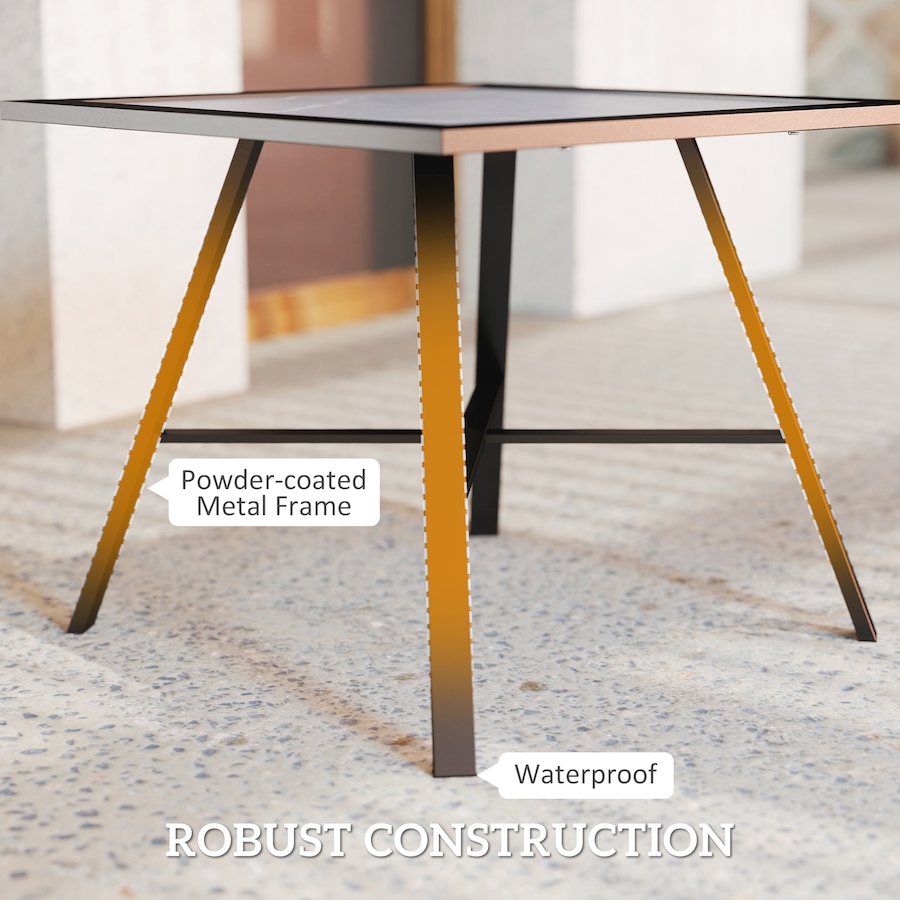 Image 964530_ALTMORE4.jpg, Product 964-530 / Price $59.99, Outsunny Patio Side Table, Small Outdoor Side Table w/ SPC Tabletop, Grey from Outsunny on TSC.ca's Home & Garden department