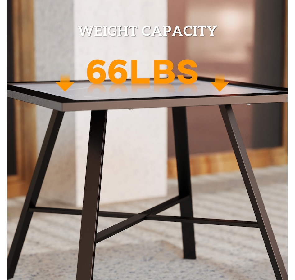 Image 964530_ALTMORE5.jpg, Product 964-530 / Price $54.99, Outsunny Patio Side Table, Small Outdoor Side Table w/ SPC Tabletop, Grey from Outsunny on TSC.ca's Home & Garden department