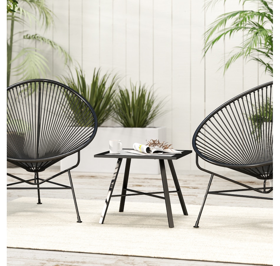 Image 964530_ALTMORE7.jpg, Product 964-530 / Price $54.99, Outsunny Patio Side Table, Small Outdoor Side Table w/ SPC Tabletop, Grey from Outsunny on TSC.ca's Home & Garden department