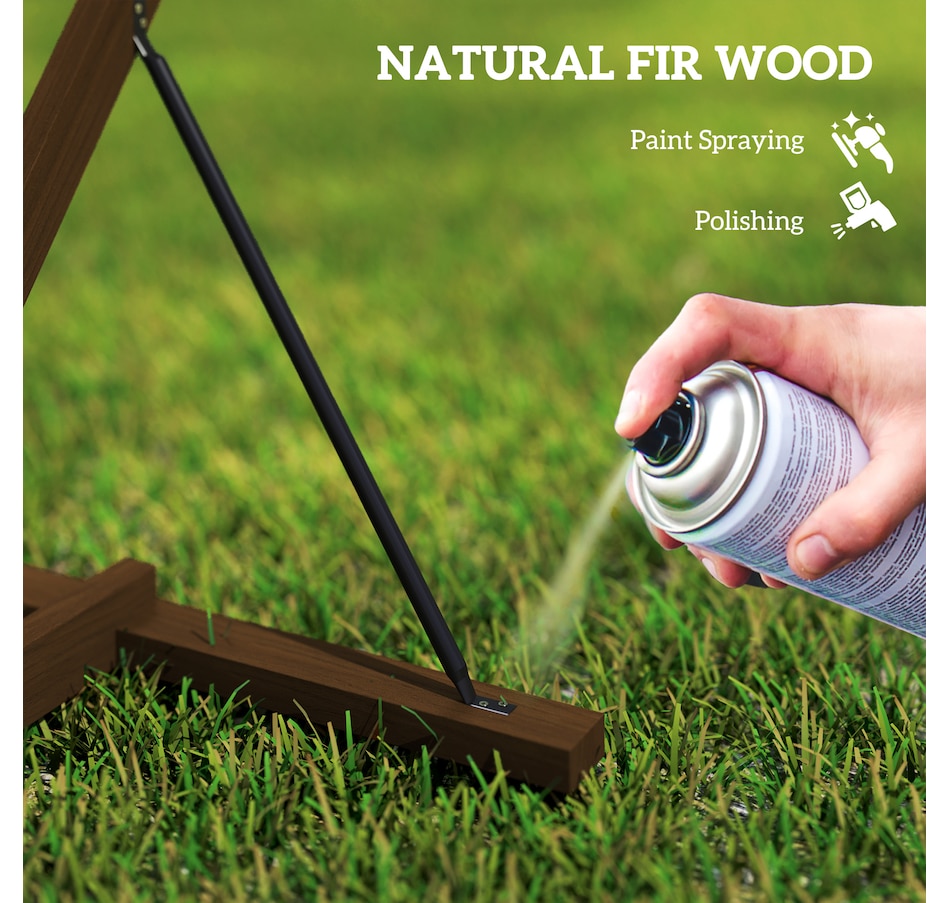 Image 964531_ALTMORE4.jpg, Product 964-531 / Price $69.99, Outsunny 7FT Wedding Arch, Heptagon Wooden Arch for Ceremony, Brown from Outsunny on TSC.ca's Home & Garden department