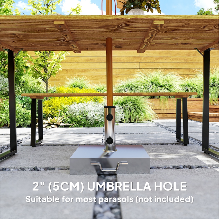 Image 964533_ALTMORE5.jpg, Product 964-533 / Price $269.99, Outsunny Picnic Table and Bench Set for 6 Persons with 2" Umbrella Hole from Outsunny on TSC.ca's Home & Garden department