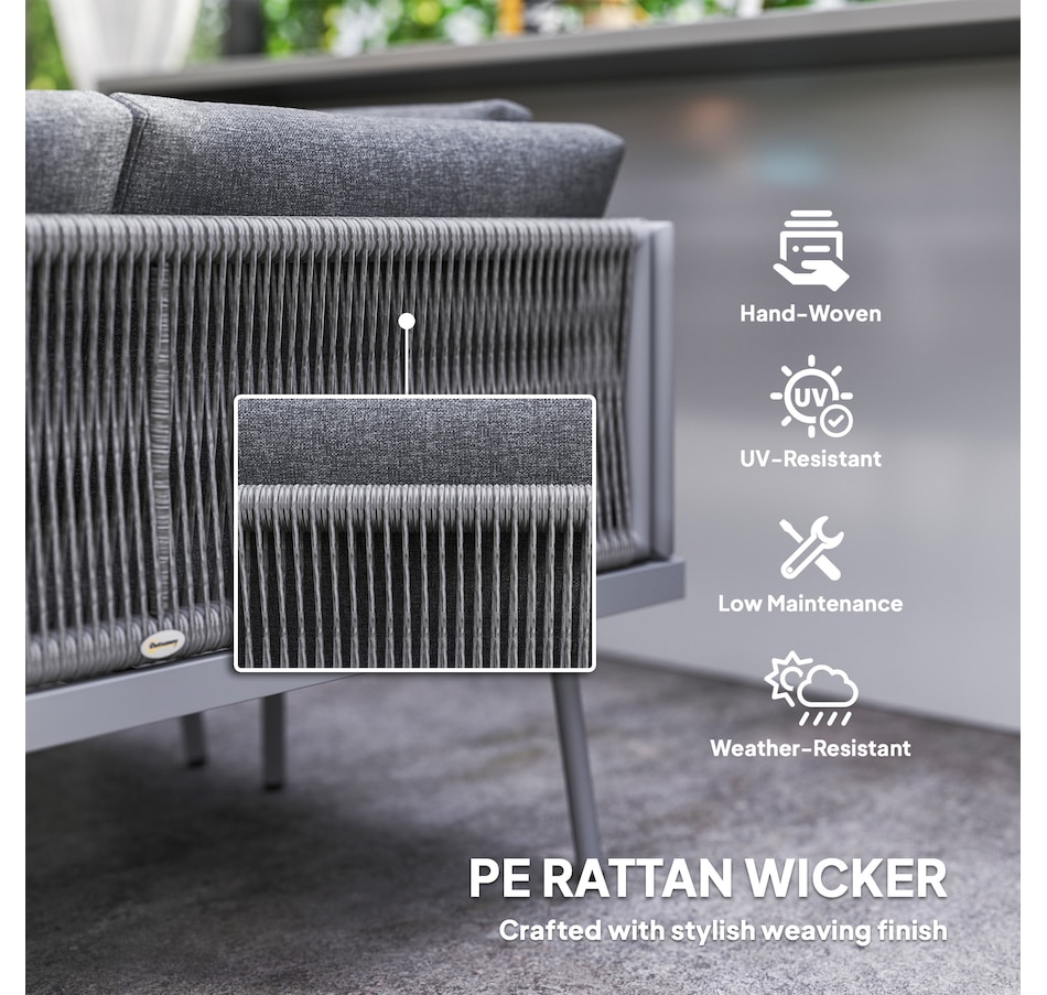 Image 964544_ALTMORE4.jpg, Product 964-544 / Price $529.99, Outsunny 3 Pieces Wicker Patio Furniture Set from Outsunny on TSC.ca's Home & Garden department