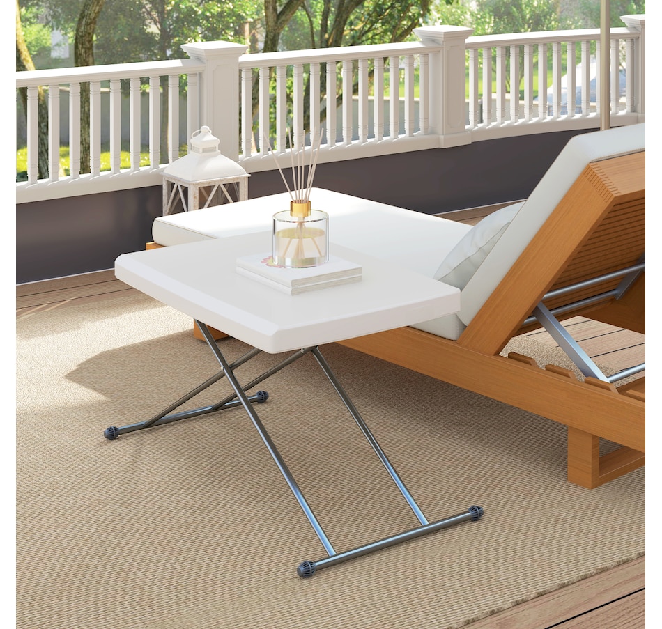 Image 964555_ALTMORE7.jpg, Product 964-555 / Price $69.99, Outsunny Folding Outdoor Table, 3-Level Camping Table, HDPE Picnic Table from Outsunny on TSC.ca's Home & Garden department