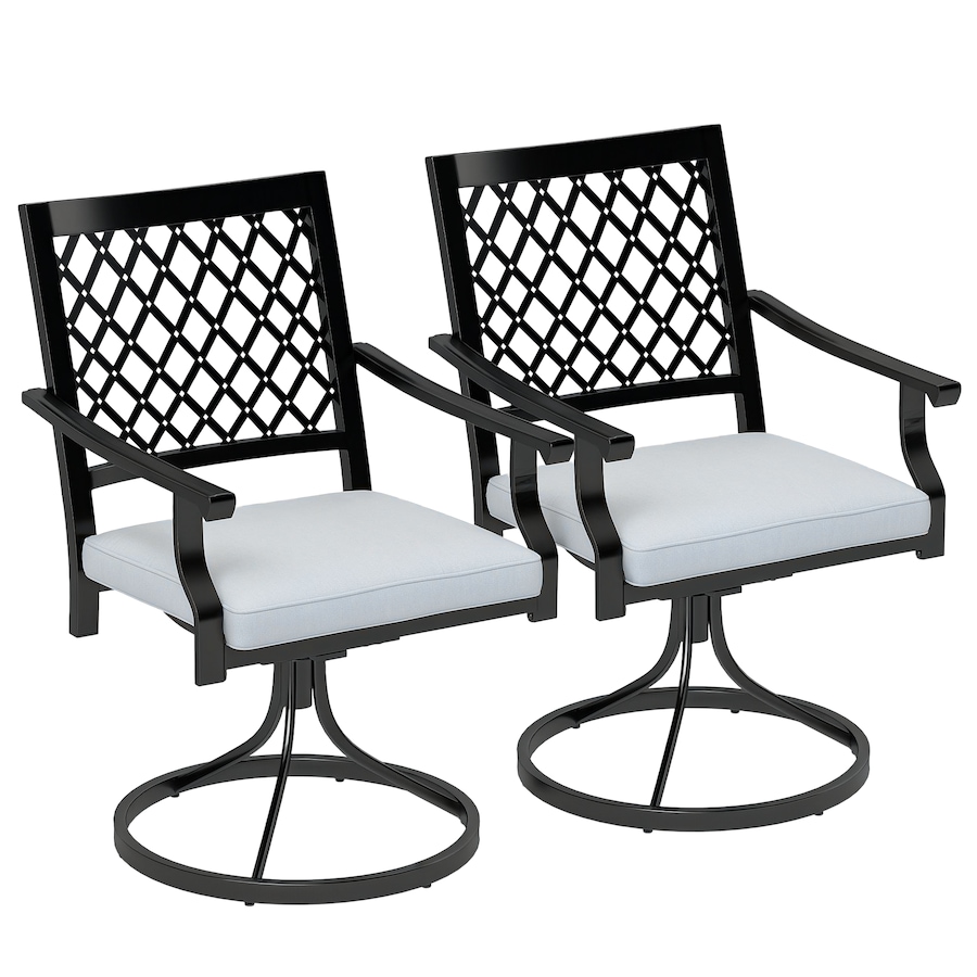 Image 964561.png, Product 964-561 / Price $294.99, Outsunny Patio Chairs Set of 2, Outdoor Swivel Chair with Armrests from Outsunny on TSC.ca's Home & Garden department