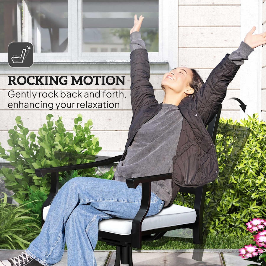 Image 964561_ALTMORE4.jpg, Product 964-561 / Price $294.99, Outsunny Patio Chairs Set of 2, Outdoor Swivel Chair with Armrests from Outsunny on TSC.ca's Home & Garden department