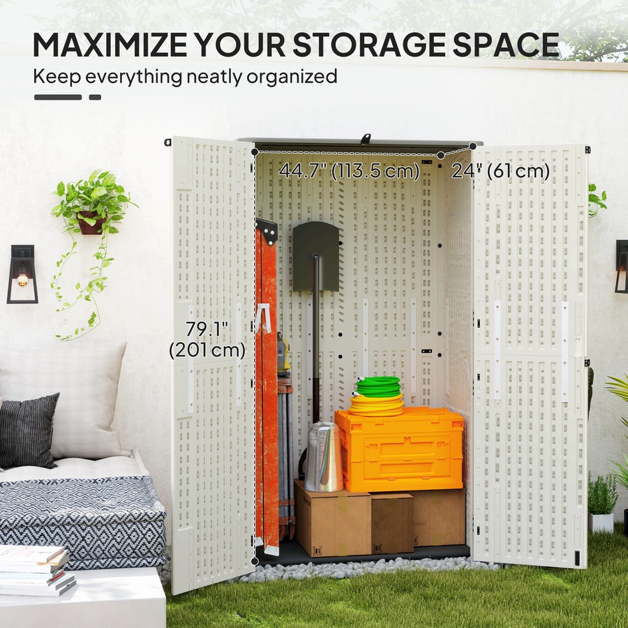 Image 964568_ALTMORE3.jpg, Product 964-568 / Price $519.99, Outsunny 368 Gallon Storage Cabinet with Openable Top and Lockable Doors from Outsunny on TSC.ca's Home & Garden department