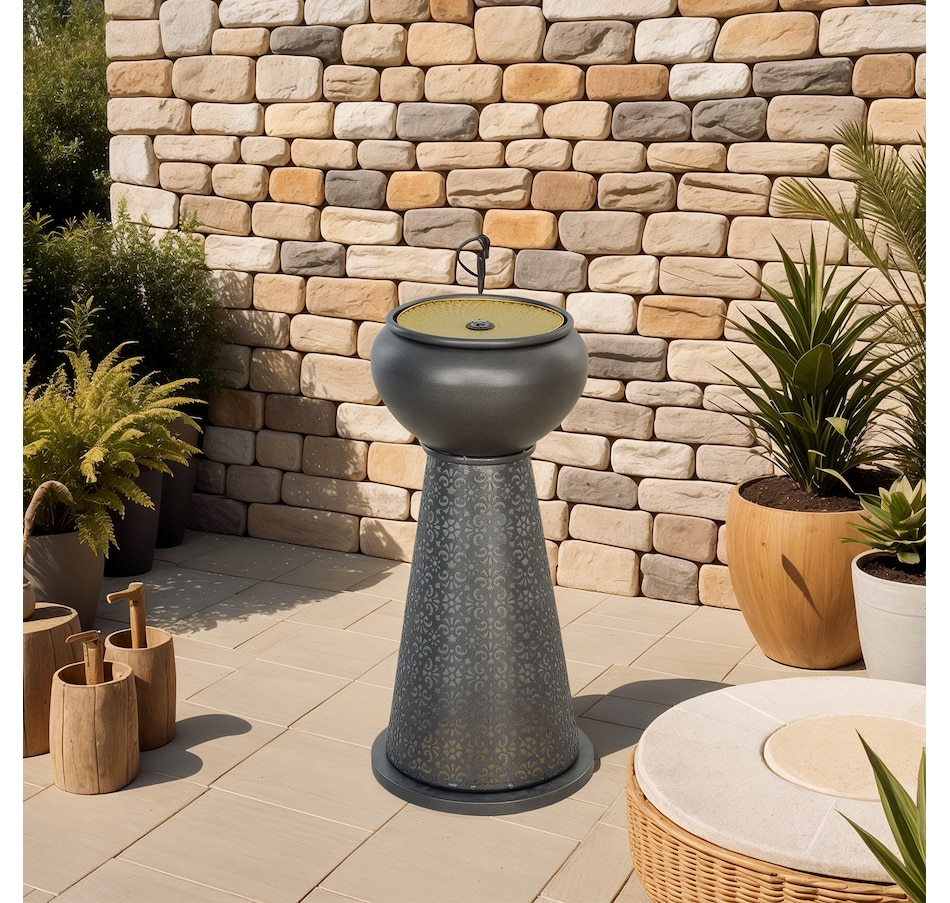 Image 964571_ALTMORE6.jpg, Product 964-571 / Price $154.99, Outsunny Outdoor Water Fountain Waterfall Fountain with LED, Multi-colour from Outsunny on TSC.ca's Home & Garden department