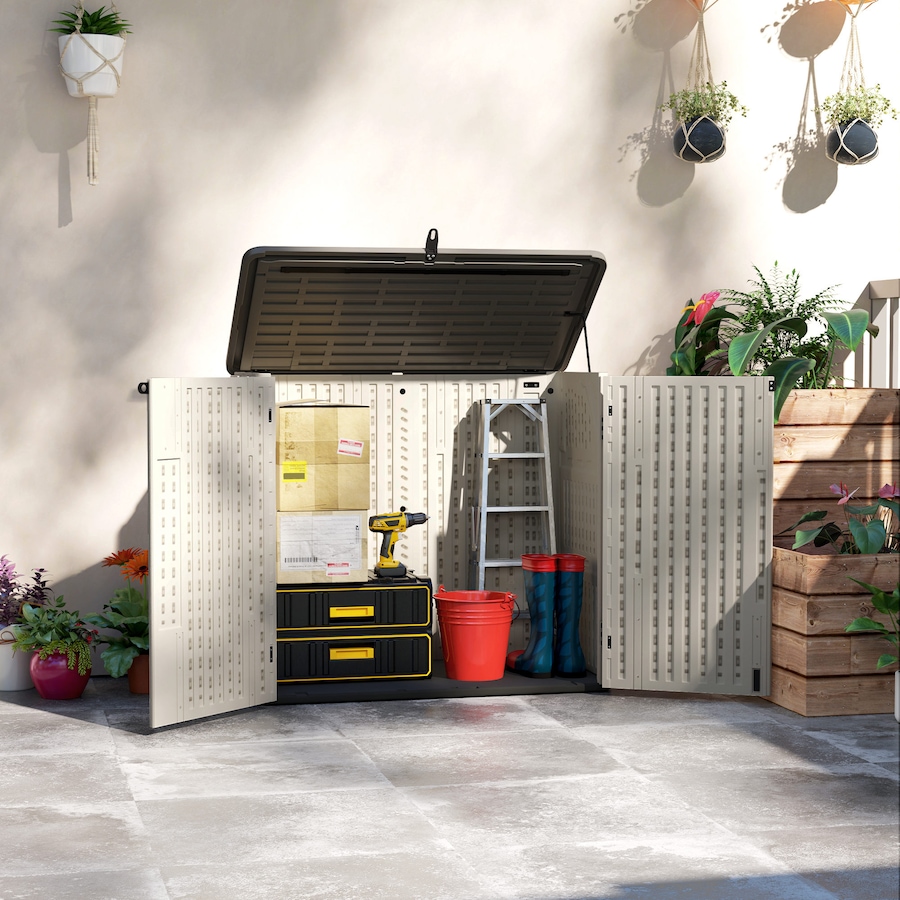 Image 964572_ALTMORE1.jpg, Product 964-572 / Price $339.99, Outsunny 185 Gallon Storage Cabinet with Openable Top and Lockable Doors from Outsunny on TSC.ca's Home & Garden department