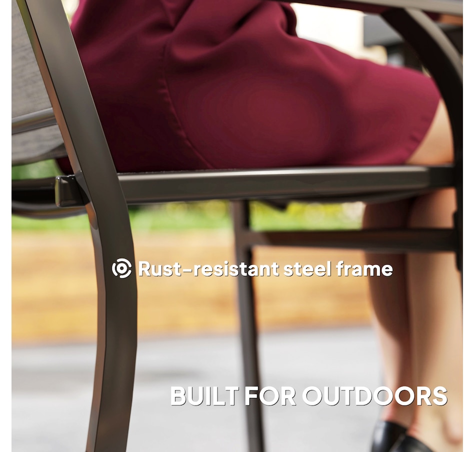 Image 964575_ALTMORE14.jpg, Product 964-575 / Price $109.99, Outsunny Patio Chairs Set of 2 with Armrest and High Backrest, Brown from Outsunny on TSC.ca's Home & Garden department