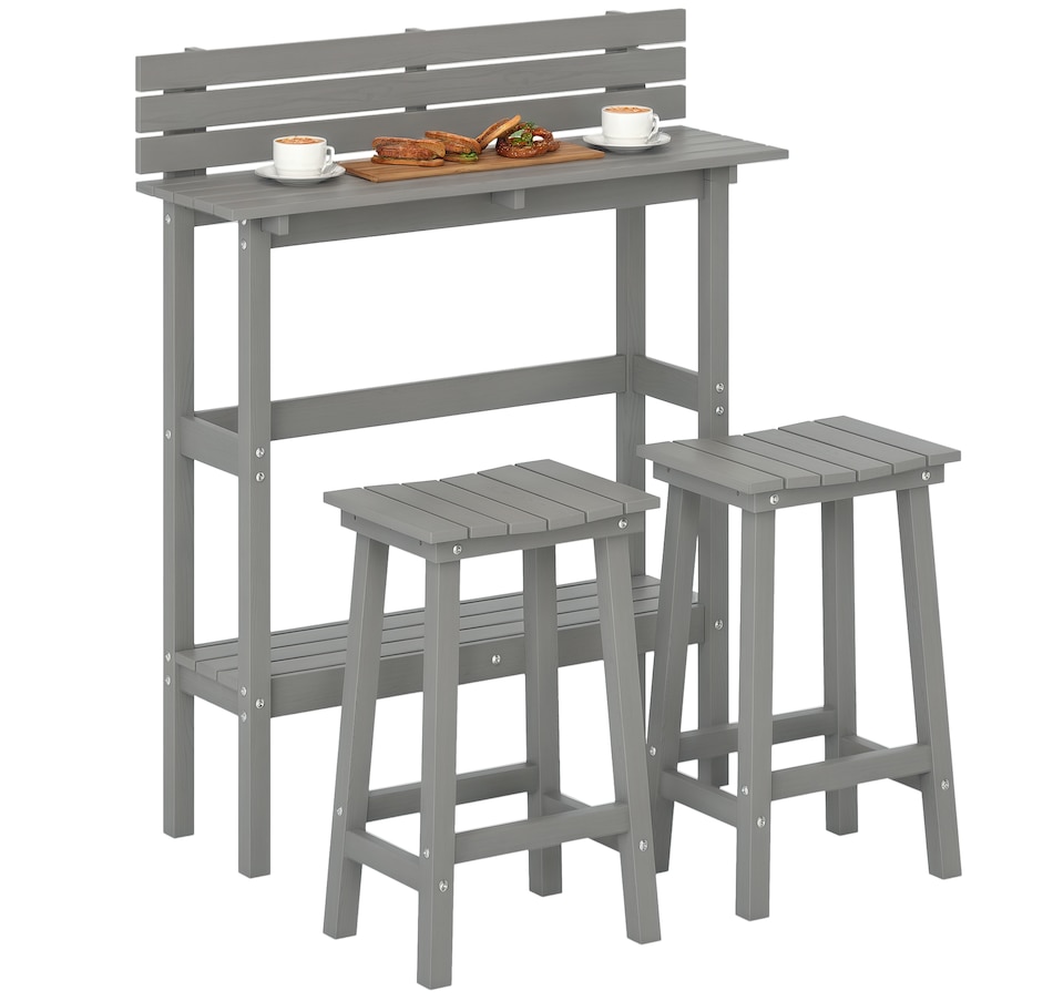 Image 964580.png, Product 964-580 / Price $312.99, Outsunny 3 Piece Patio Bar Set Outdoor from Outsunny on TSC.ca's Home & Garden department