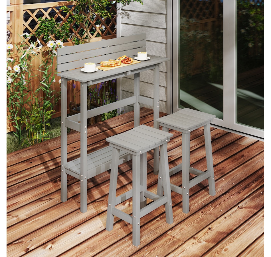 Image 964580_ALTMORE6.jpg, Product 964-580 / Price $312.99, Outsunny 3 Piece Patio Bar Set Outdoor from Outsunny on TSC.ca's Home & Garden department