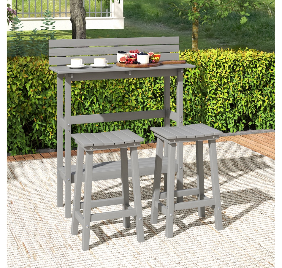 Image 964580_ALTMORE8.jpg, Product 964-580 / Price $312.99, Outsunny 3 Piece Patio Bar Set Outdoor from Outsunny on TSC.ca's Home & Garden department