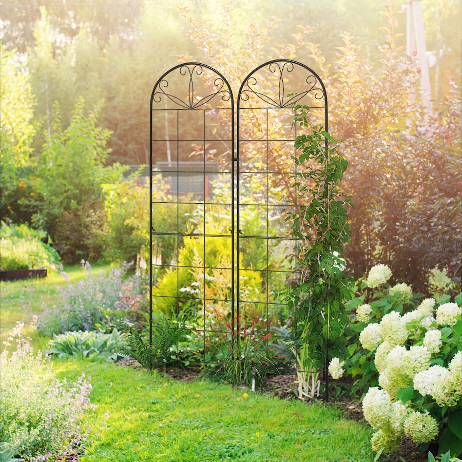 Image 964590_ALTMORE10.jpg, Product 964-590 / Price $69.99, Outsunny 2 Pcs Garden Trellis for Climbing Plants, Outdoor Metal Trellis from Outsunny on TSC.ca's Home & Garden department