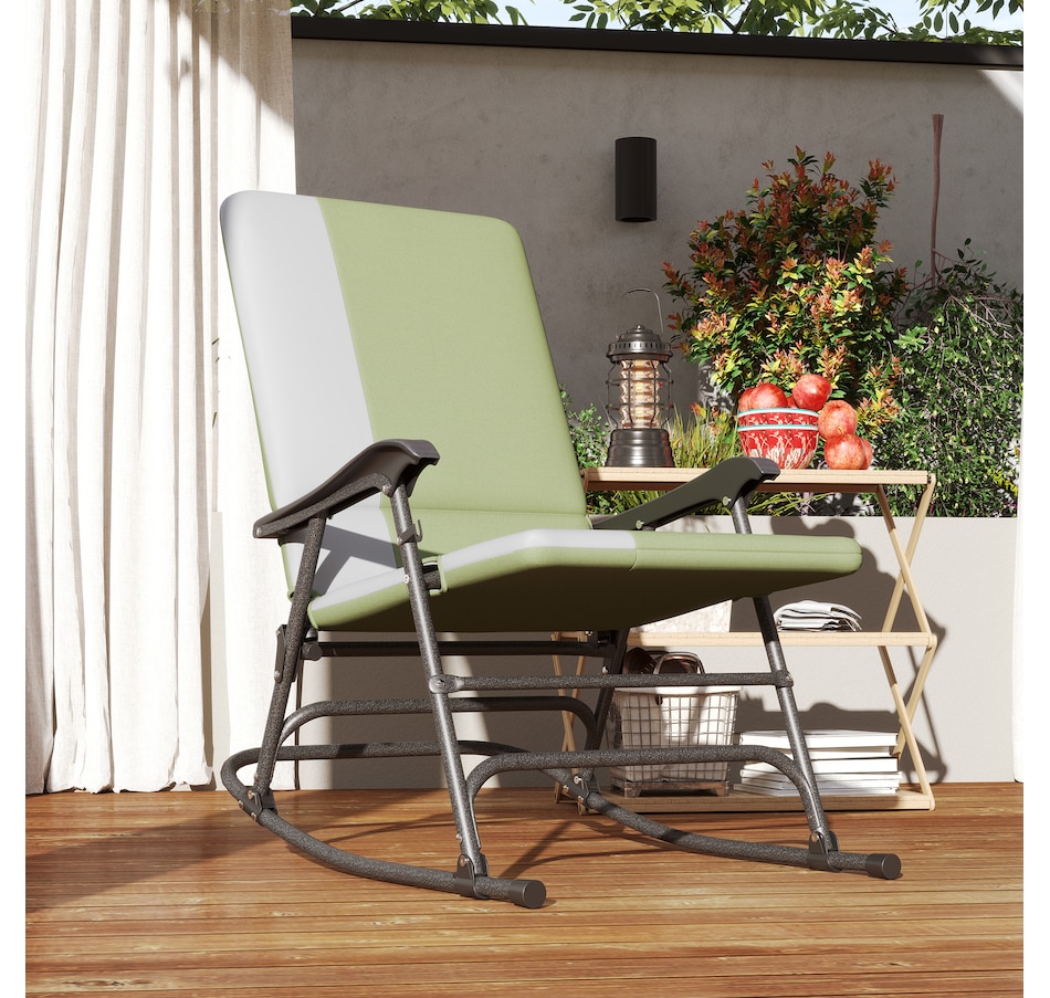 Image 964603_ALTMORE8.jpg, Product 964-603 / Price $199.99, Outsunny Folding Outdoor Rocking Chair Set of 2 from Outsunny on TSC.ca's Home & Garden department