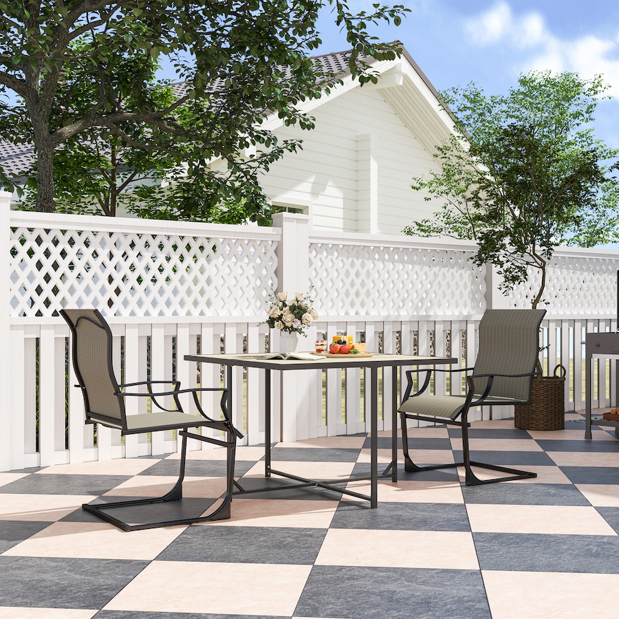 Image 964606_ALTMORE1.jpg, Product 964-606 / Price $176.00, Outsunny Patio Chairs Set of 2, C Spring Motion Outdoor Dining Chairs from Outsunny on TSC.ca's Home & Garden department