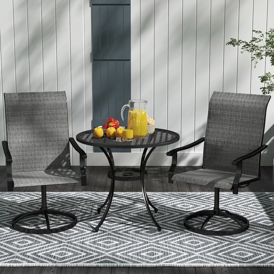 Image 964609_ALTMORE6.jpg, Product 964-609 / Price $259.99, Outsunny Patio Swivel Chairs Set of 2, High Back Mesh Outdoor Chairs, Grey from Outsunny on TSC.ca's Home & Garden department