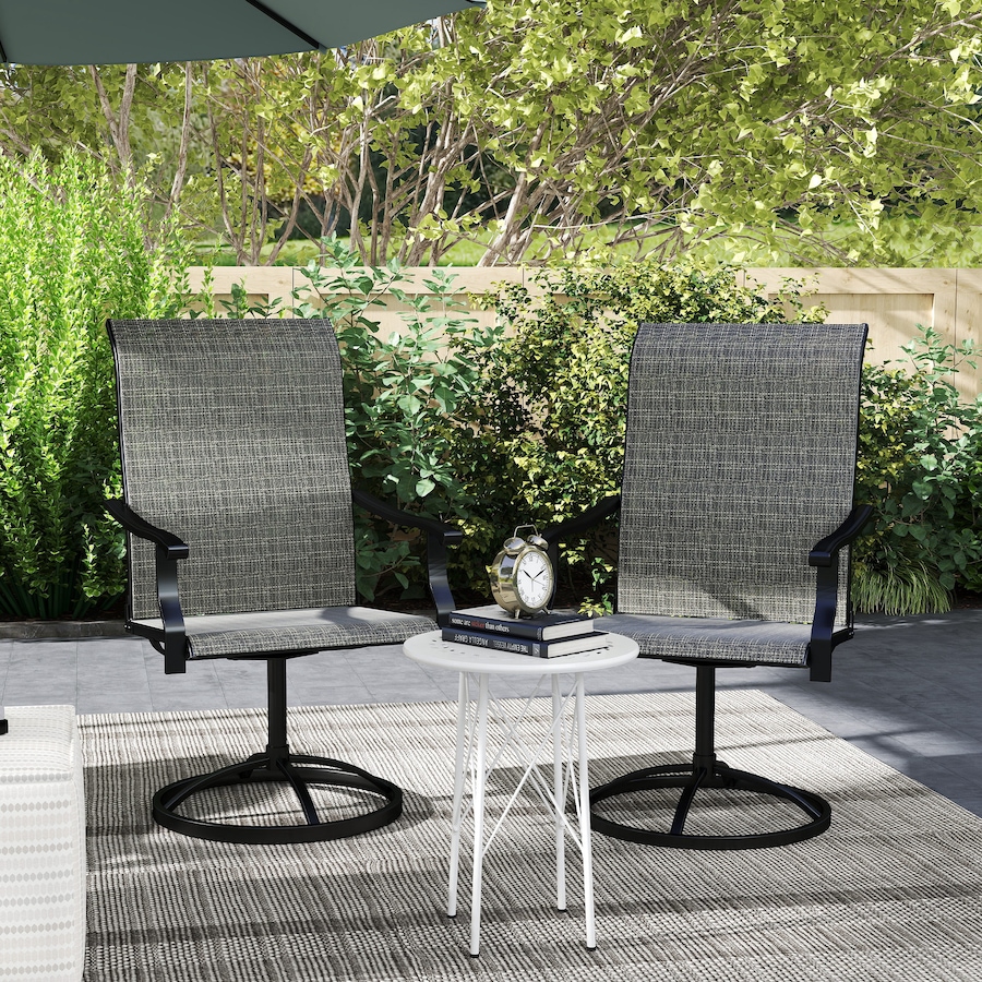 Image 964609_ALTMORE8.jpg, Product 964-609 / Price $259.99, Outsunny Patio Swivel Chairs Set of 2, High Back Mesh Outdoor Chairs, Grey from Outsunny on TSC.ca's Home & Garden department
