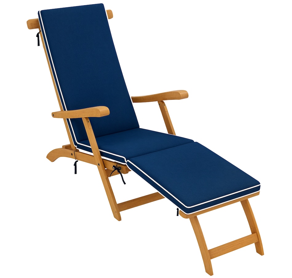 Image 964610_ST01.png, Product 964-610 / Price $164.99 - $169.99, Outsunny Outdoor Lounge Chair, Acacia Wood Folding Recliner from Outsunny on TSC.ca's Home & Garden department