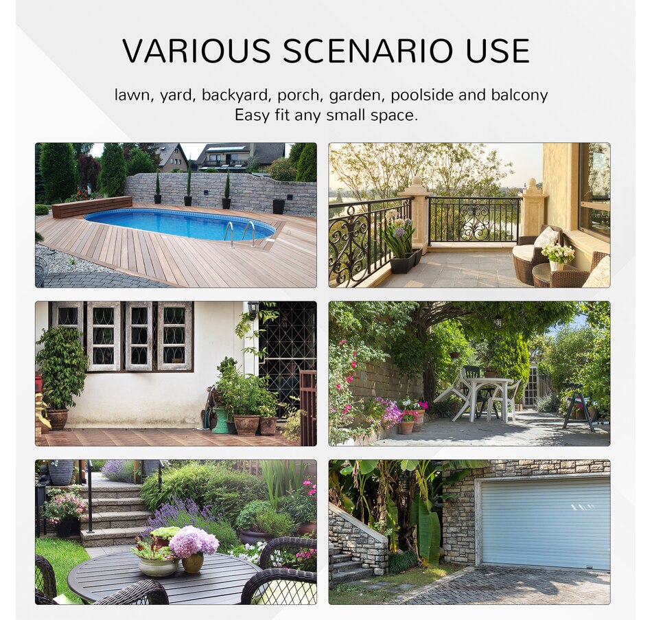 Image 964611_ALTMORE14.jpg, Product 964-611 / Price $84.99, Outsunny 26.8" Dia Folding Round Table from Outsunny on TSC.ca's Home & Garden department