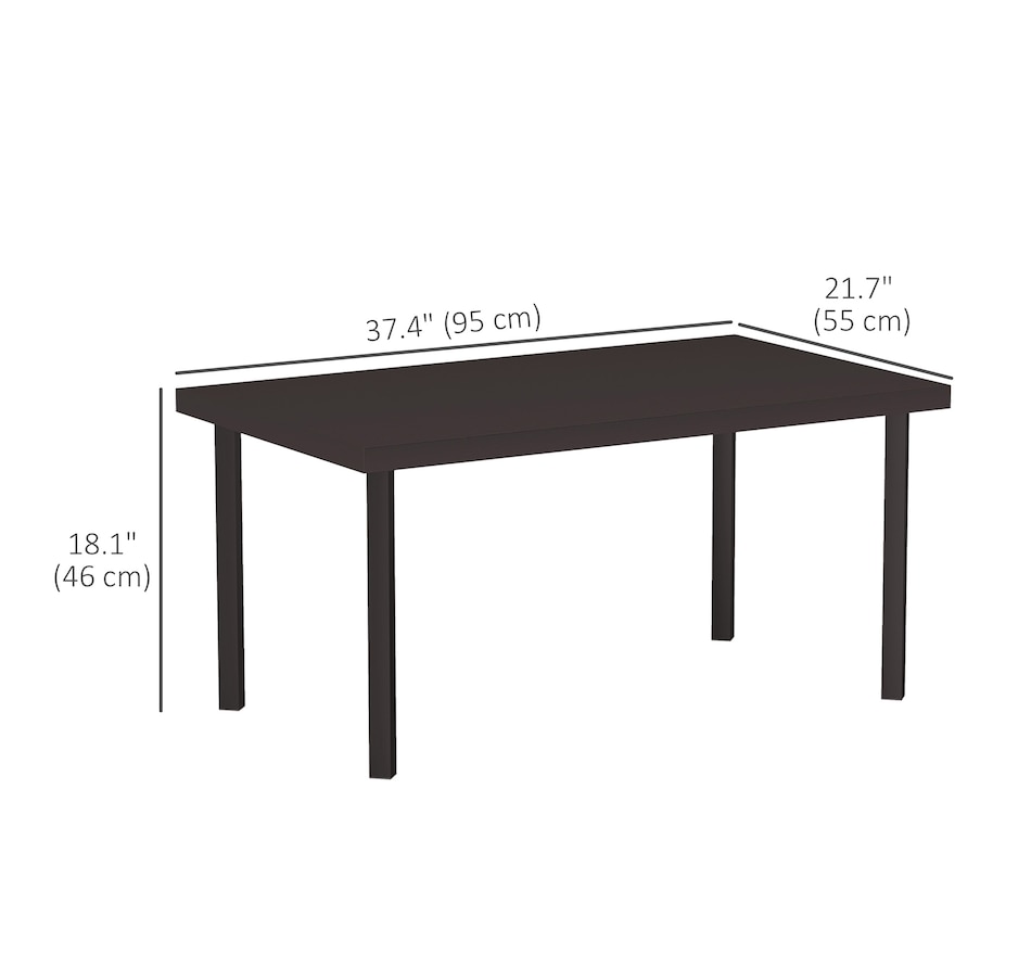 Image 964618_ALTMORE2.jpg, Product 964-618 / Price $89.99, Outsunny Metal Patio Coffee Table from Outsunny on TSC.ca's Home & Garden department