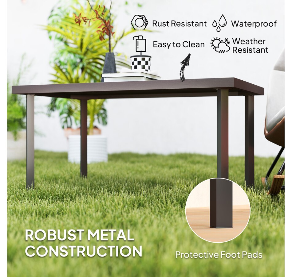 Image 964618_ALTMORE4.jpg, Product 964-618 / Price $89.99, Outsunny Metal Patio Coffee Table from Outsunny on TSC.ca's Home & Garden department