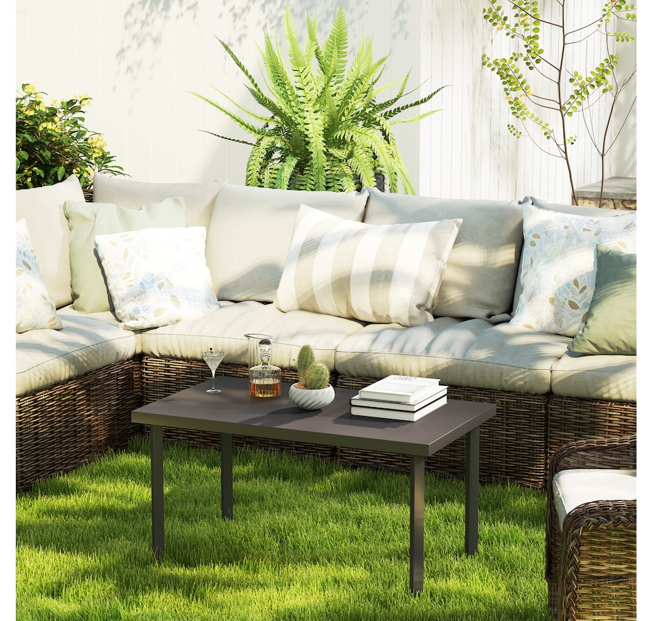 Image 964618_ALTMORE6.jpg, Product 964-618 / Price $89.99, Outsunny Metal Patio Coffee Table from Outsunny on TSC.ca's Home & Garden department