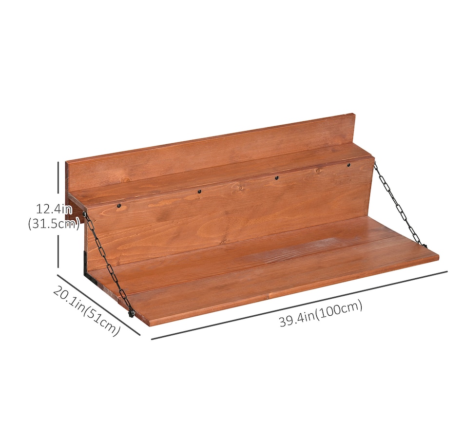 Image 964622_ALTMORE2.jpg, Product 964-622 / Price $84.99, Outsunny Railing Hanging Table from Outsunny on TSC.ca's Home & Garden department