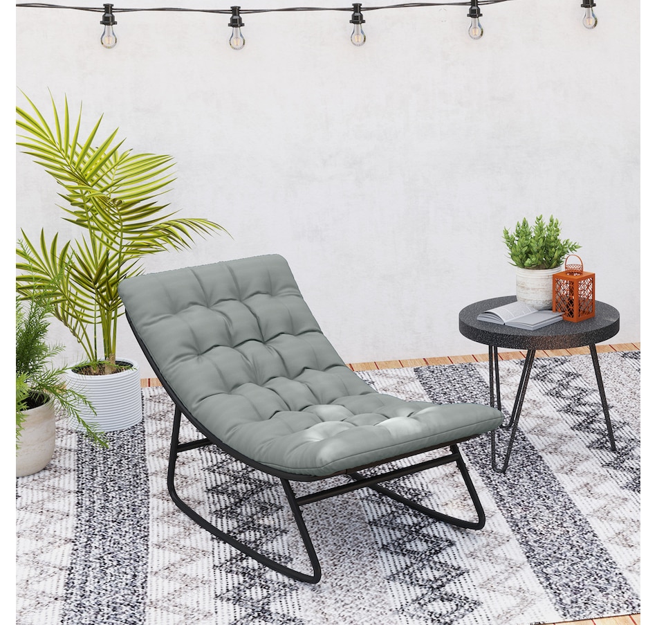 Image 964636_ALTMORE7.jpg, Product 964-636 / Price $154.99, Outsunny Outdoor Rocking Chair with Cushion from Outsunny on TSC.ca's Home & Garden department