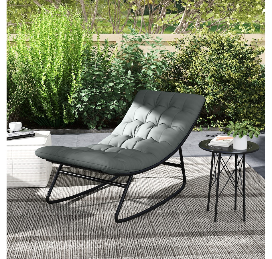 Image 964636_ALTMORE8.jpg, Product 964-636 / Price $154.99, Outsunny Outdoor Rocking Chair with Cushion from Outsunny on TSC.ca's Home & Garden department
