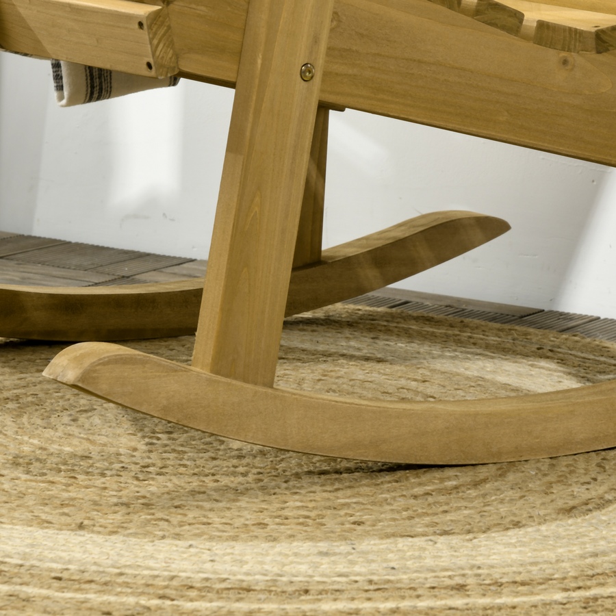 Image 964648_ALTMORE7.jpg, Product 964-648 / Price $129.99, Outsunny Outdoor Rocking Chair Wooden Rocking Chair, Light Brown from Outsunny on TSC.ca's Home & Garden department