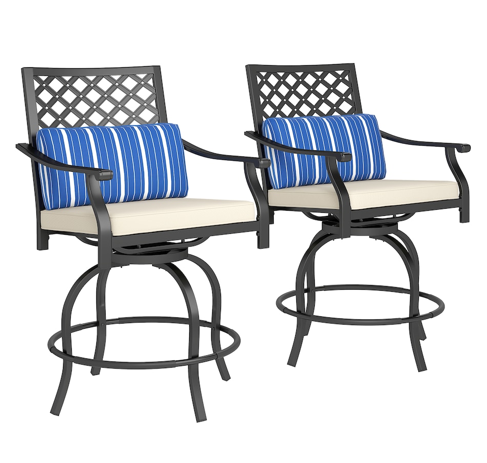 Image 964656.jpg, Product 964-656 / Price $309.99, Outsunny Outdoor Bar Stools Set of 2 from Outsunny on TSC.ca's Home & Garden department