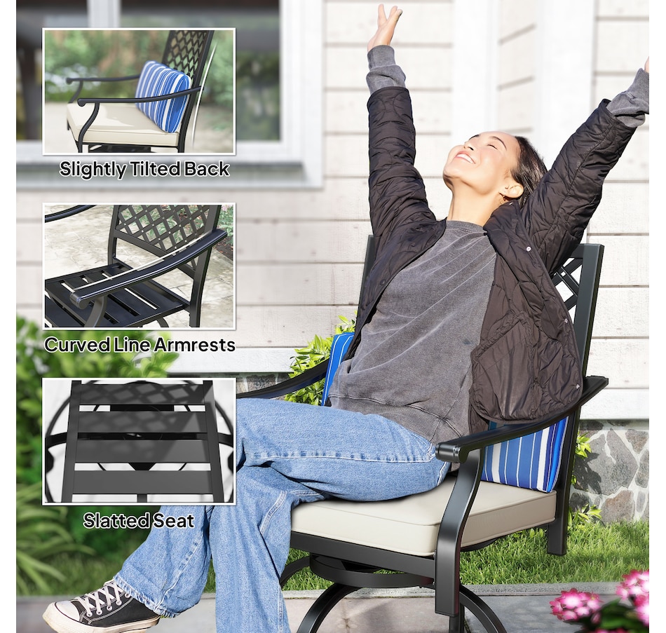 Image 964656_ALTMORE6.jpg, Product 964-656 / Price $309.99, Outsunny Outdoor Bar Stools Set of 2 from Outsunny on TSC.ca's Home & Garden department